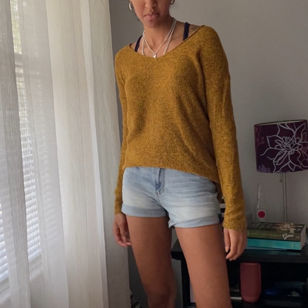 Yellow Knit Sweater